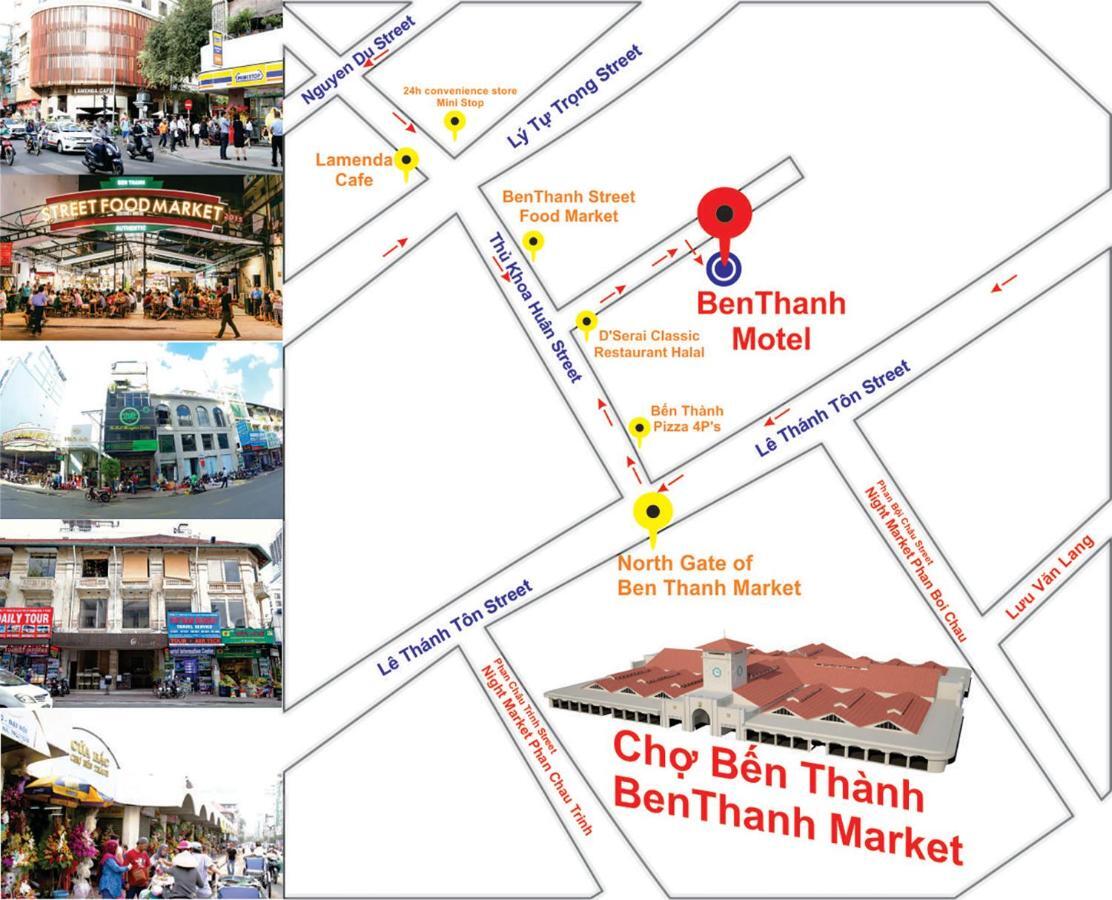 Ben Thanh Motel Thành Pho Ho Chí Minh Esterno foto